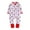 D-Santa Claus, variant on Bellafa Baby Boys Girls Organic Cotton Zip-Front Sleeper Pajamas, Unisex Infant Christmas Footless Sleep 'n Play Romper