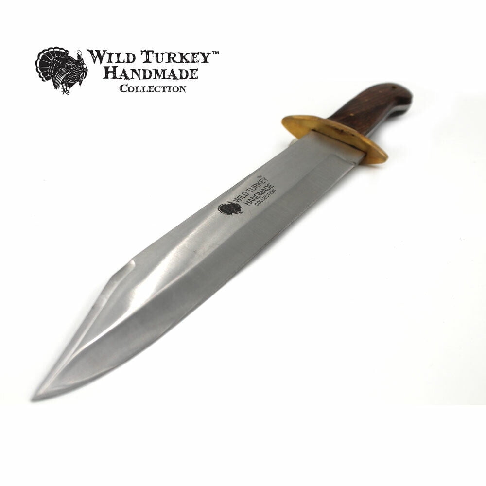 Wild Turkey Handmade Collection 17.25" Fixed Blade Hunting Knife
