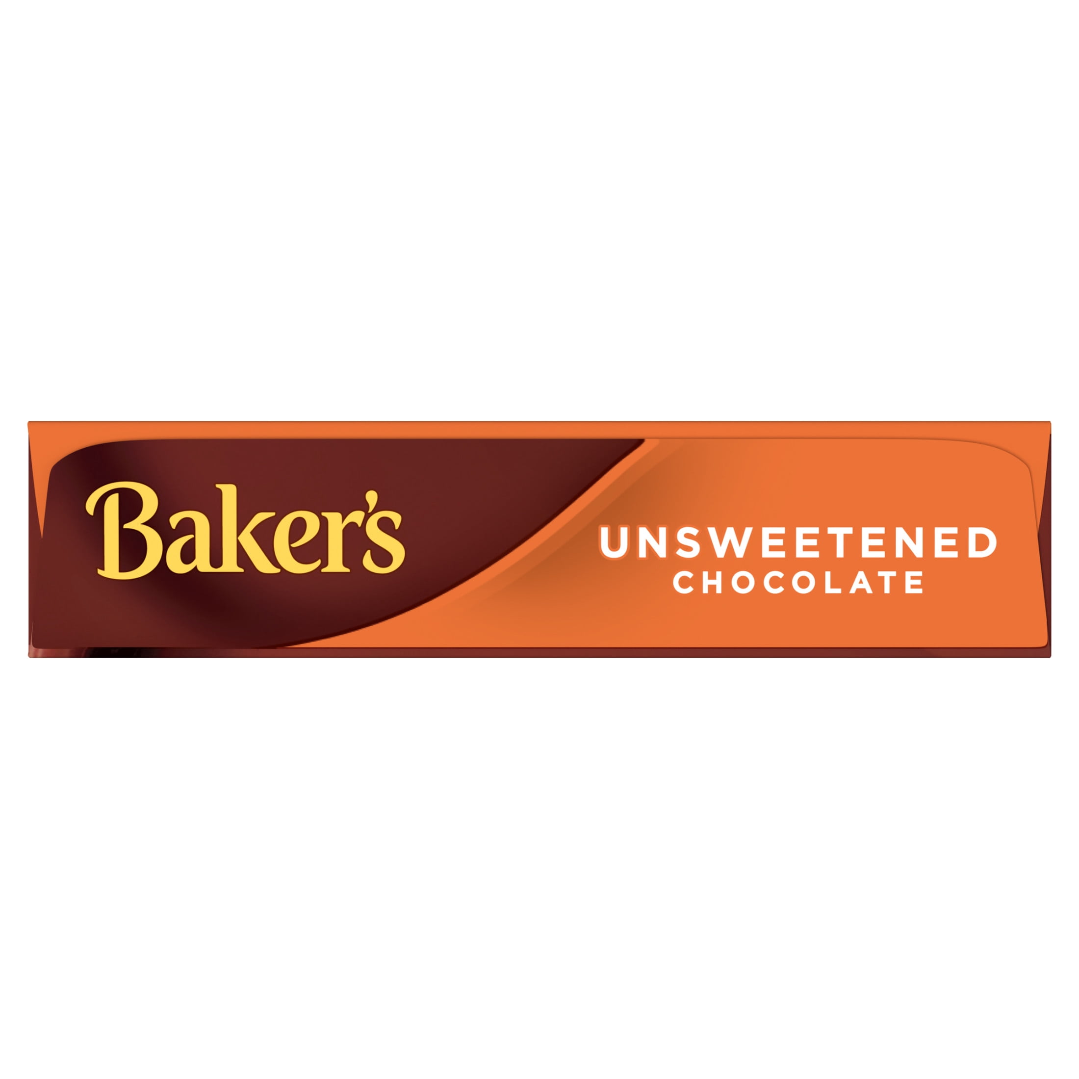 (3 pack) Baker's Unsweetened Chocolate Premium Baking Bar with 100 % Cacao, 4 oz Box