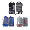 thumbnail image 3 of Youkk 122 Pcs/set Screwdriver Set Phone Tablet Watch Repair Tools Kit Screwdriver Bits Handle Phone Opening Tools, Red, 3 of 5