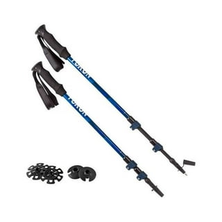 Crown Sporting Goods Shock-Resistant Adjustable Trekking Pole and Hiking  Staff
