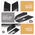 thumbnail image 3 of HEALEEP 1 Pair Engine Air Vent Cover Carbon Fiber Pattern Simulated Airflow Covers for Car Modification, 3 of 8