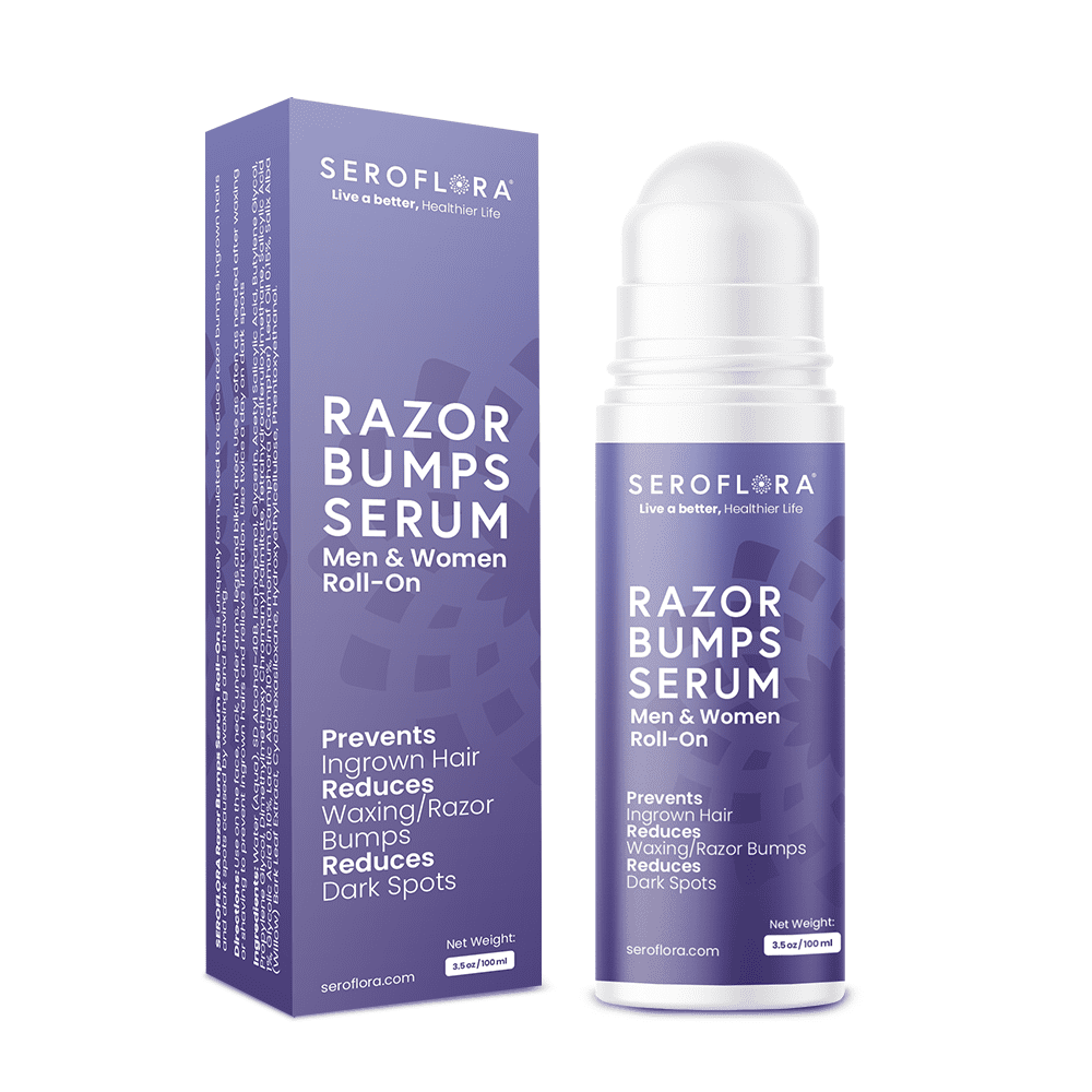 Seroflora Razor Bumps Serum Treatment for Men & Women