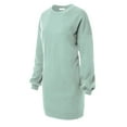 thumbnail image 3 of MixMatchy Women's Oversized Round Neck Tunic Sweatshirt with Side Pocket, 3 of 5