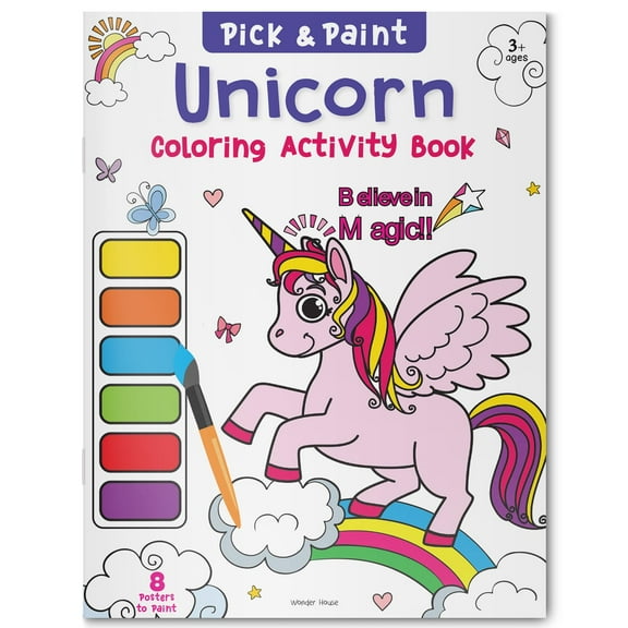 Unicorn : Pick and Paint Coloring Activity Book (Paperback)