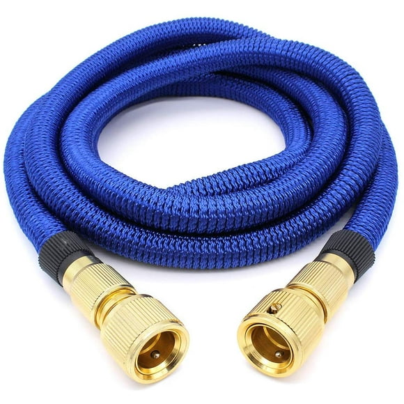 Garden Hose, Expandable Garden Water Hose Flexible Retractable Hose with Metal Fittings(2.5m)