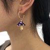 thumbnail image 4 of Xihbxyly Boucles d'Oreilles Gouttes d'Huile Mignonnes et Colorées, 4 of 4