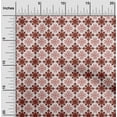 thumbnail image 2 of oneOone Rayon Maroon Fabric Asian Block Floral Craft Projects Decor Fabric Printed By The Yard 56 Inch Wide, 2 of 4