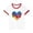 A Red, variant on Girls Boys Short Sleeve T Shirts, Kids Tops Ringer Graphic Summer Crew Neck Casual Tees Black Size 3-4 Years