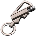 thumbnail image 1 of Genérico Llavero de Metal Permanente Equipo Supervivencia con Encendedor Fuego fósforo metálico pedernal Recargable para Camping Senderismo mochileo Aventuras Viajes y Actividades al Aire Libre, 1 of 2
