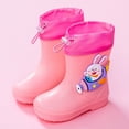 thumbnail image 2 of HAYIMI Kids Rainboots Outdoor Waterproof Round Toe Child Rain Boots With Cartoon Dinosaur Design Baby Outerwear Boys Girls Cute Short Term Water Shoes Fashionable Footwear, 2 of 4