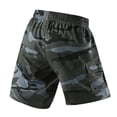 thumbnail image 6 of Dresfit Camo Shorts Men Loose Fit Drawstring Cargo Shorts 2026 Summer Lightweight Baggy Shorts Big and Tall Breathable Open Bottom Athletic Short Pants M, 6 of 7
