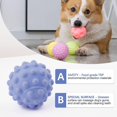 thumbnail image 2 of Pelota para perros CHAO con chirrido 6 piezas de goma Resistentes Al Sonido 7.5cm, 2 of 5
