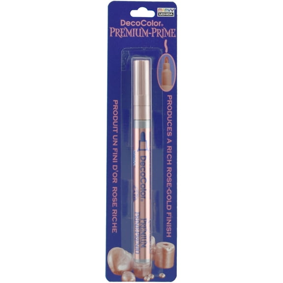 Uchida DecoColor Premium Fine Tip Paint Marker-Rose Gold