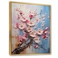 thumbnail image 2 of Designart "Sakura Serenity Asian Painting II" Asian Floater Framed Wall Art Print, 2 of 7