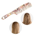 thumbnail image 5 of Unique Bargains 1 Pc Long Handle Hair Comb Assorted Color Acetate Sheet, 5 of 5