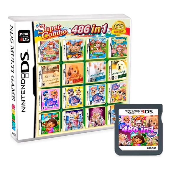 Juegos Nintendo 486 En 1 Para Nd-s Nd-sl 2d-s 3d-s Nd-si