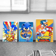 thumbnail image 5 of Póster de la película clásica Supersonic-S-Sonic The Hedgehog, pegatinas para el salón, dormitorio, entrada, cafetería, decoración artística, pintura, 5 of 5