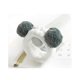 thumbnail image 3 of KAIYANG Diadema de maquillaje para lavarse la cara, ducharse o aplicar mascarillas de spa, para mujeres/niñas, banda elástica para el cabello de vellón coral gris, 3 of 4