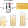 thumbnail image 6 of Aignis 12pcs Flameless LED Candles Battery Operated with 10-Key Remote Timer, Outdoor Indoor Waterproof Electric Lights, Warm Flickering Glow for Cozy & Romantic Home/Wedding/Holiday Décor, 6 of 10