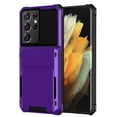 thumbnail image 1 of Wallet Case Flip Cover Credit Card Holder Pocket, Dual Layer Protection For Samsung S23 S22 S21 S20 Ultra S10 Plus S20 FE S21 FE, 1 of 5