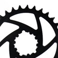 thumbnail image 3 of Plato y bielas de bicicleta Pedivela inferior hueco ultraligero plato simple para MTB 30T, 3 of 6