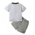 thumbnail image 3 of LOVEBAY Toddler Clothes Boys Summer Clothes Sets Outfits Short Sleeve T-Shirt and Shorts Summer Baby Boy's Clothing, 3 of 9