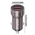 thumbnail image 2 of ZZkhGo Winter Saving USB Car Charger 15W Fast USB Car Charger Port Super Mini And Metal Car Adapter, 2 of 2