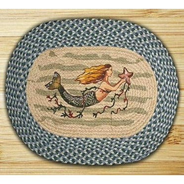 Coastal Charmer Mermaid Rug, 20" x 30"