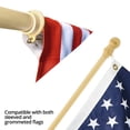 thumbnail image 5 of Anley 60" Solid Pine Wooden House Flagpole - 5 Ft Wall Mount Wood Flag Pole (Flag and Flagpole Holder NOT Included), 5 of 7