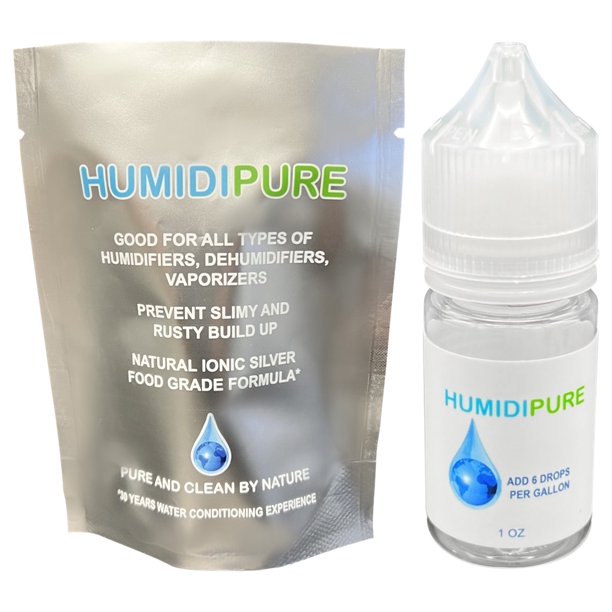 HUMIDIPURE CLEAR. Natural Food Grade. 200 day+ Humidifier Treatment Additive*. Prevent Slimy