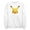 White, variant on Men's Pokemon Pikachu Wink Face Sweatshirt Charcoal Heather Small