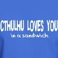 thumbnail image 3 of CafePress - Cthulhu Loves You Dark T Shirt - Men's Classic Graphic Cotton T-Shirt, 3 of 4