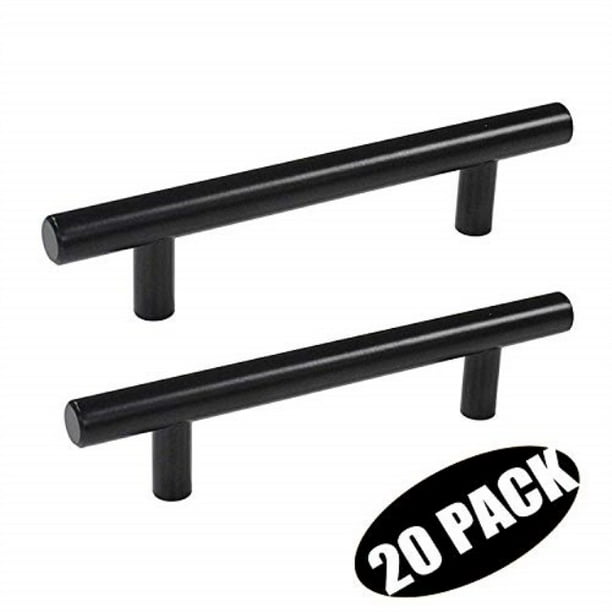 black modern kitchen cabinet pulls probrico flat black modern cabinet hardware drawer handle pulls kitchen cupboard t bar knobs and pull 3 34 inch to spacing 20pack black modern kitchen cabinet pulls probrico flat black modern cabinet hardware drawer handle pulls kitchen cupboard t bar knobs and pull 3 34 inch to spacing 20pack