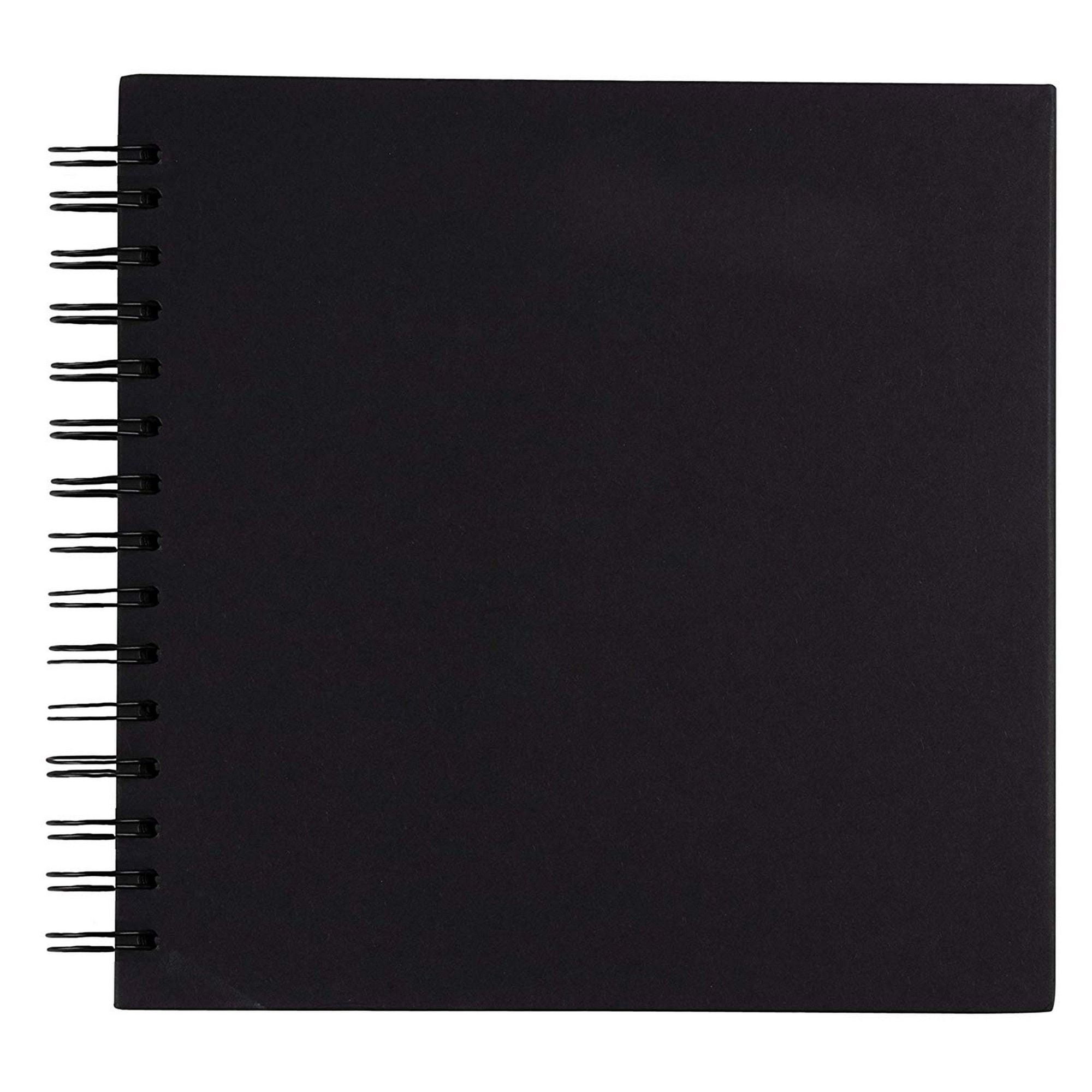 Download Hardcover Scrapbook - Blank Wedding Guest Book, Photo Album, Square Spiral Bound Cardboard Cover ...