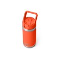 thumbnail image 3 of Botella de agua YETI Rambler Jr. 350 mL para niños con tapa de popote, Papaya, 3 of 7