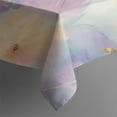 thumbnail image 3 of Colorful Floral Pattern Rectangle Tablecloth 60"x84",Waterproof Polyester Rectangle Table Cloth, Wipeable Spillproof Polyester Tablecloth for Dining, Camping, Indoor and Outdoor, 3 of 5