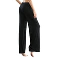 thumbnail image 1 of Pantalones de yoga de cintura alta, elásticos, transpirables, pantalones de fitness, pantalones deportivos de yoga adelgazantes rectos, pantalones de baile cuadrado para mujer, 1 of 3