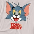 thumbnail image 3 of Tom And Jerry Movie Tom Head Kids T Shirt (Large) for Youth Toddler Boys and Girls, Silver, 3 of 5