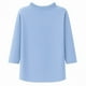 thumbnail image 2 of Blusa George para Mujer, Manga 3/4 Azul Talla 1Eg, 2 of 4