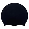 thumbnail image 1 of Gorro de baño de silicona, gorro de baño suave para deportes acuáticos, surf y navegación Negro, 1 of 8