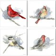 thumbnail image 1 of Great Art Now Birds & Branches by Kelsey Wilson 4 Piece Canvas Art Set Each 14"W x 14"H, 1 of 5