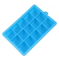 thumbnail image 1 of Ice Cube Mold Silicone Large Ice Cube Mold 15-Grid Mould Tray Maker Rectangle Kitchen Bar Tool, 1 of 7