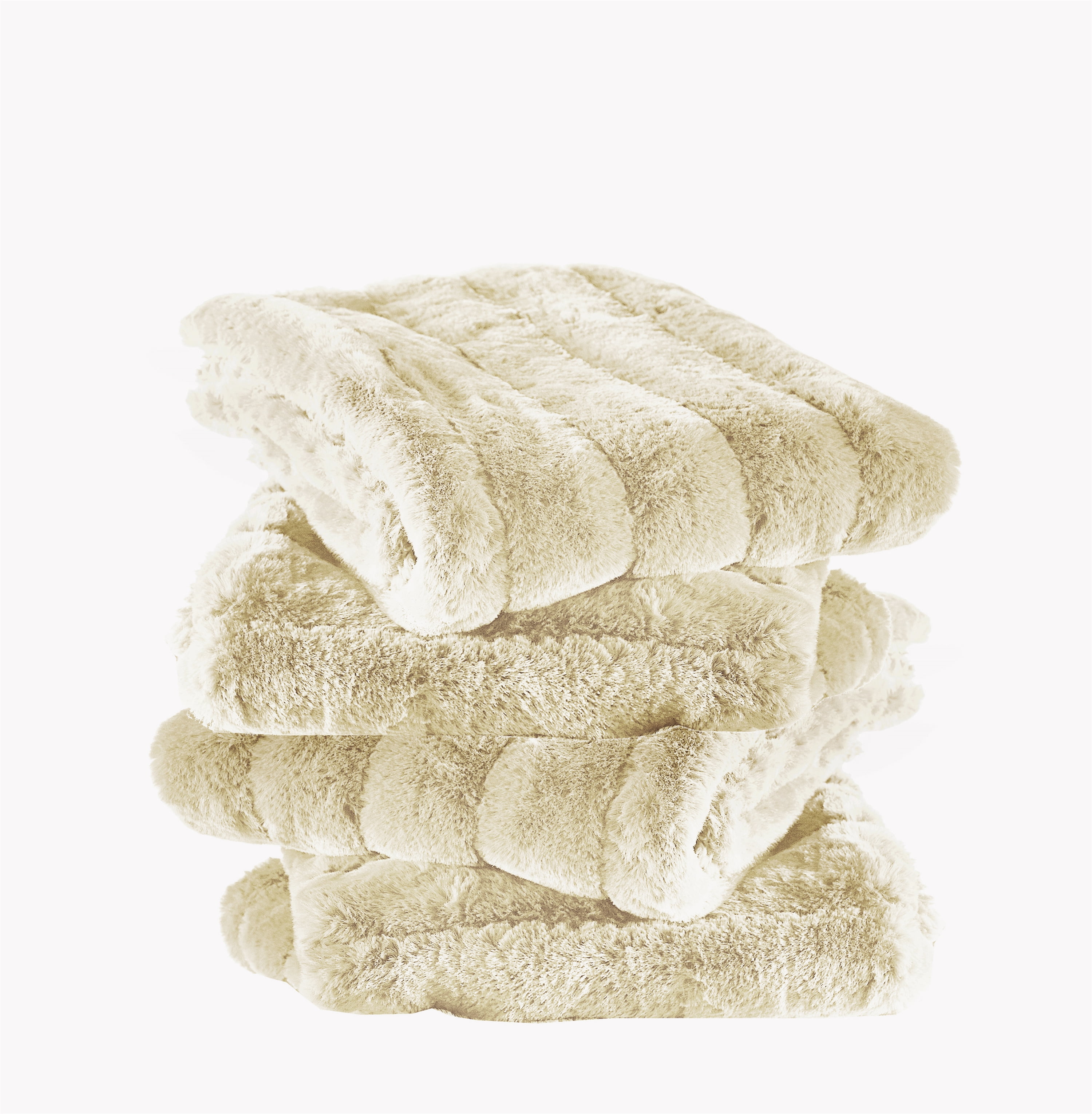 Home Soft Things Super Soft Decorative Pillow Covers, Set of 4, 20x20 inches, Antique White