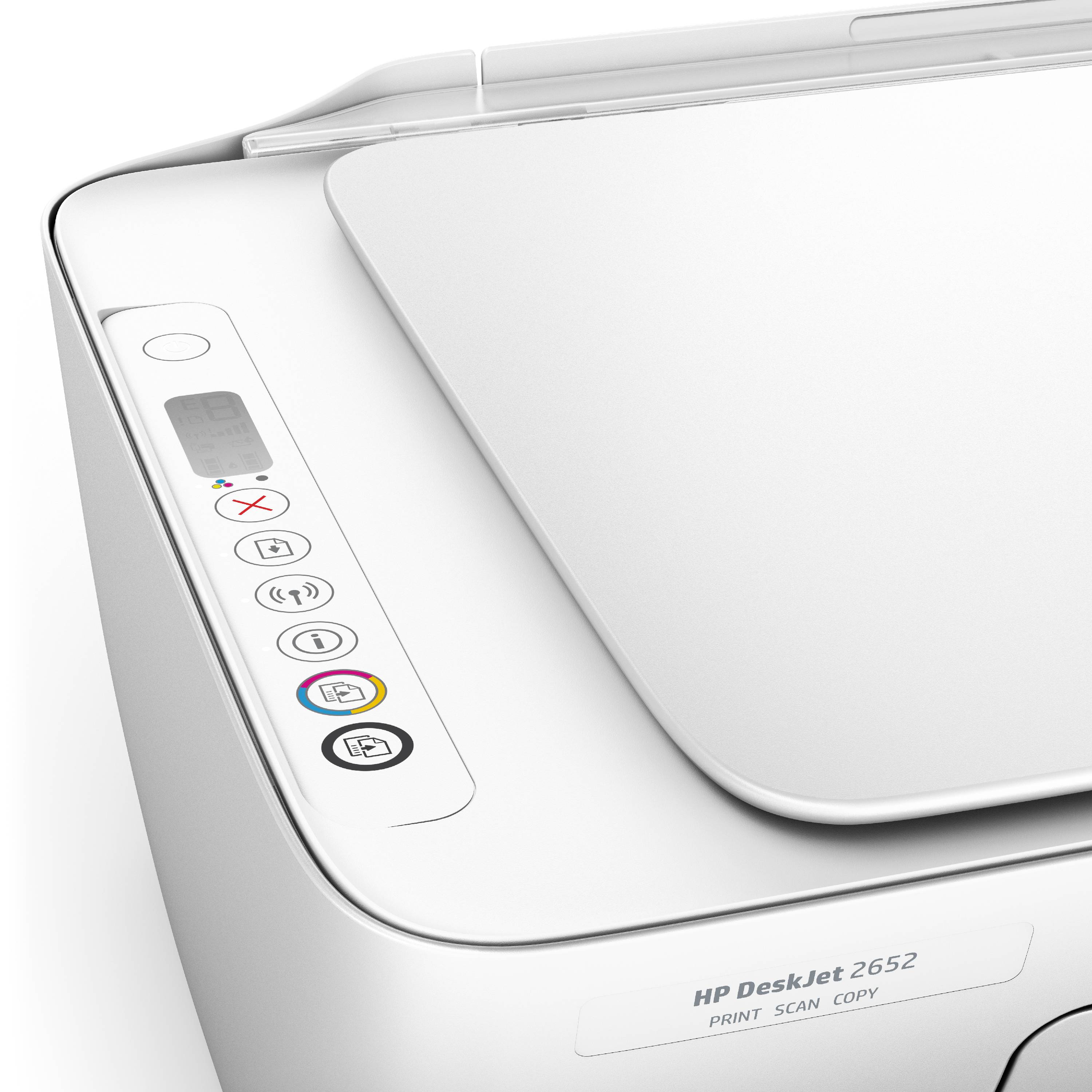 HP DeskJet 2652 All-in-One Wireless Color Inkjet Printer - Instant Ink Ready, White - image 5 of 20