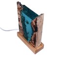 thumbnail image 1 of Lámpara De Resina De Tortuga Buceadora, Lámpara De Océano De Madera Maciza De Resina LED, Luz Suave Para Regalo, 1 of 7