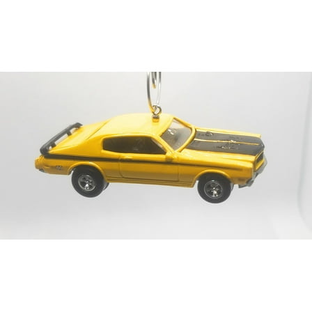 Christmas Ornament for 1970 Buick GSX Yellow Black