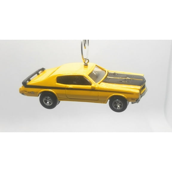 Christmas Ornament for 1970 Buick GSX Yellow Black