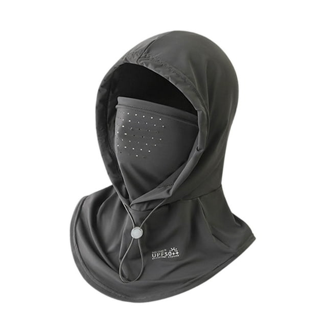 Pasamontañas de , máscara de cabeza completa para hombres y mujeres, máscara facial ligera, capucha protectora para snowboard, motocicleta, Gris oscuro