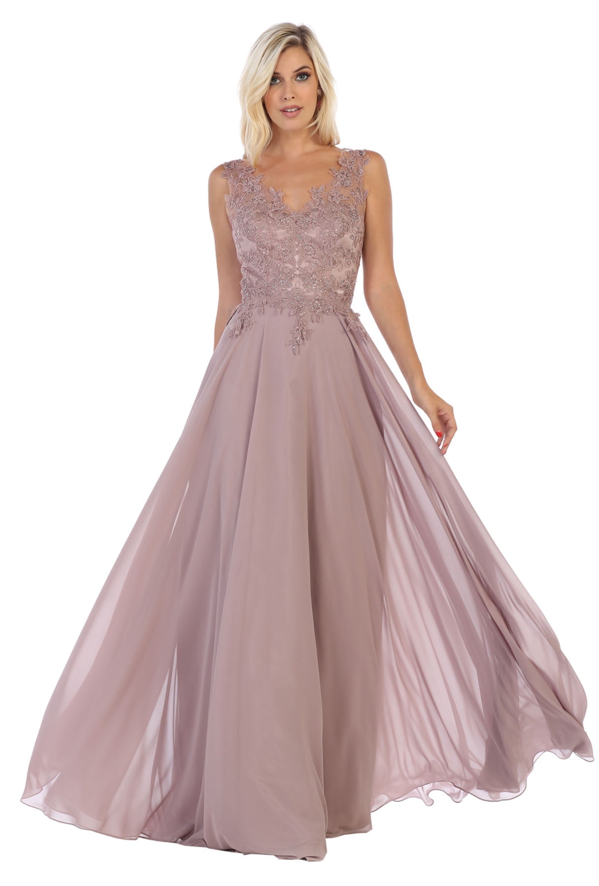 flowy formal gowns
